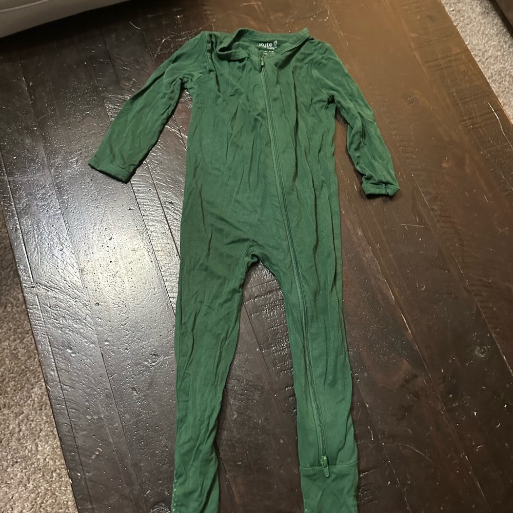 Kyte BABY Green Footies One Piece